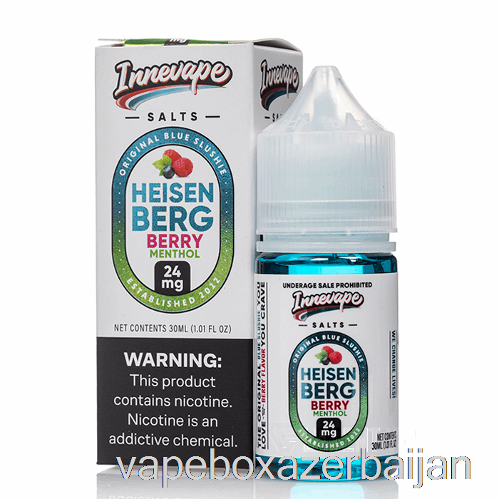 E-Juice Vape Heisenberg Berry Menthol - Innevape Salts - 30mL 24mg